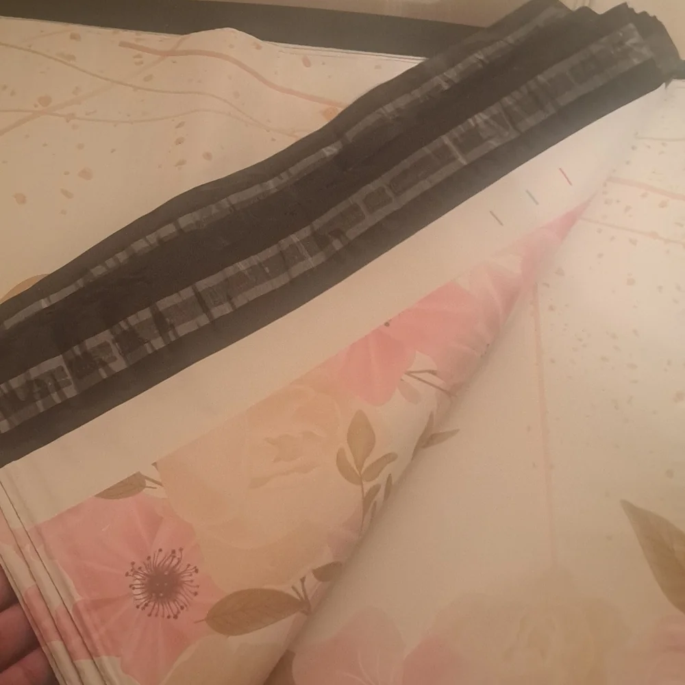 15 ct Flower 14.5×19 Thank You Poly Mailers